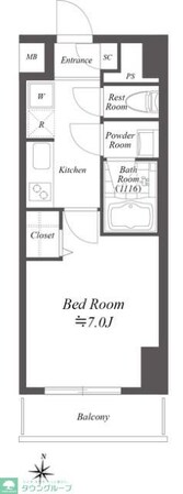 ラヴァンド大島の物件間取画像